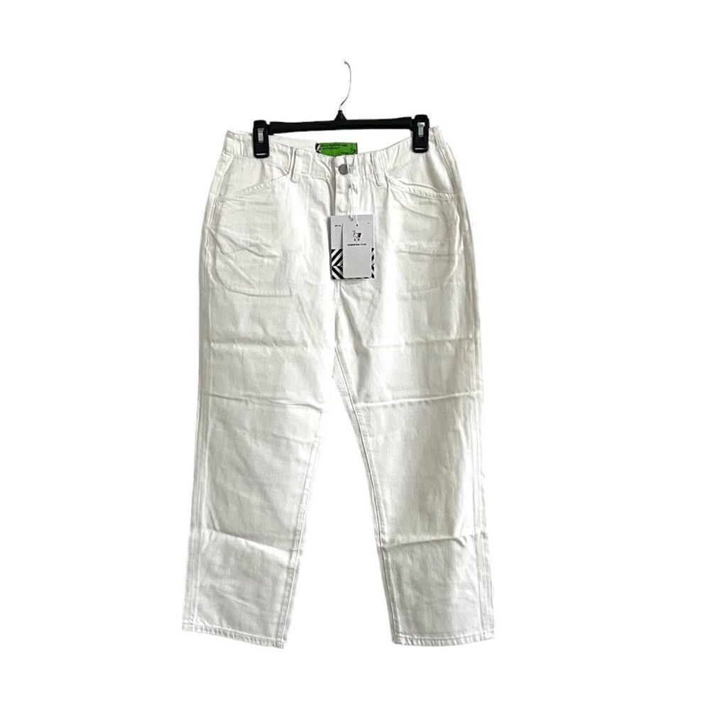 FREE PEOPLE X Sandrine Rose White Jeans